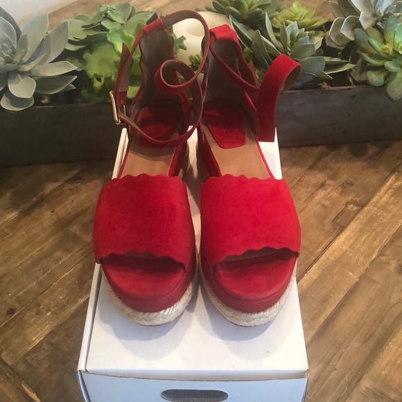 Chloe Lauren Espadrille Wedge Sandal